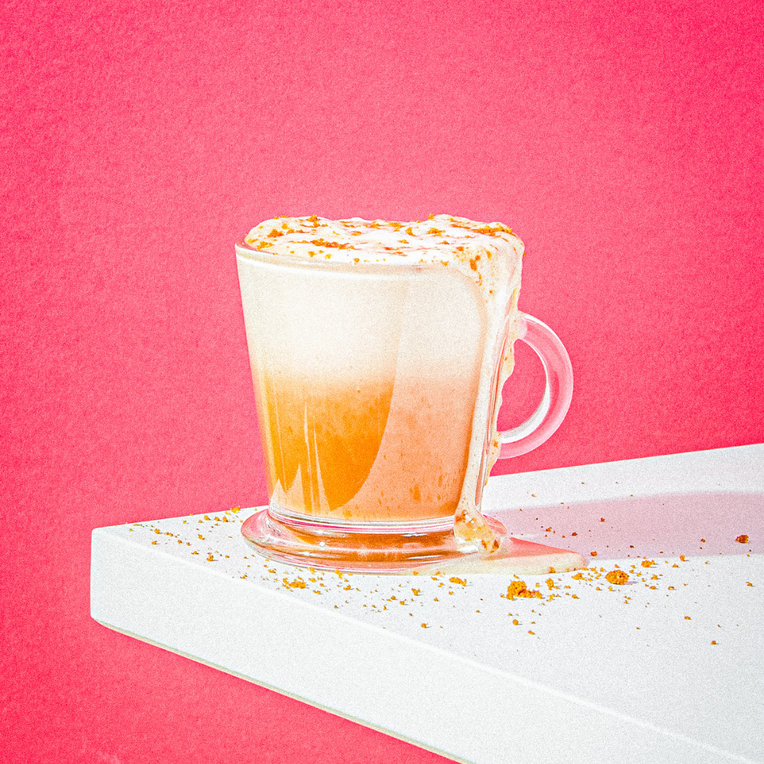 Warming Biscoff latte recipe