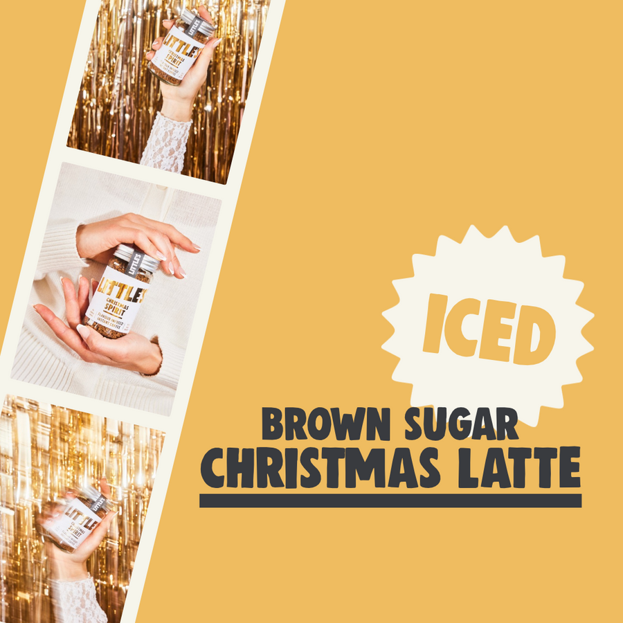 Iced Brown Sugar Christmas Latte Recipe