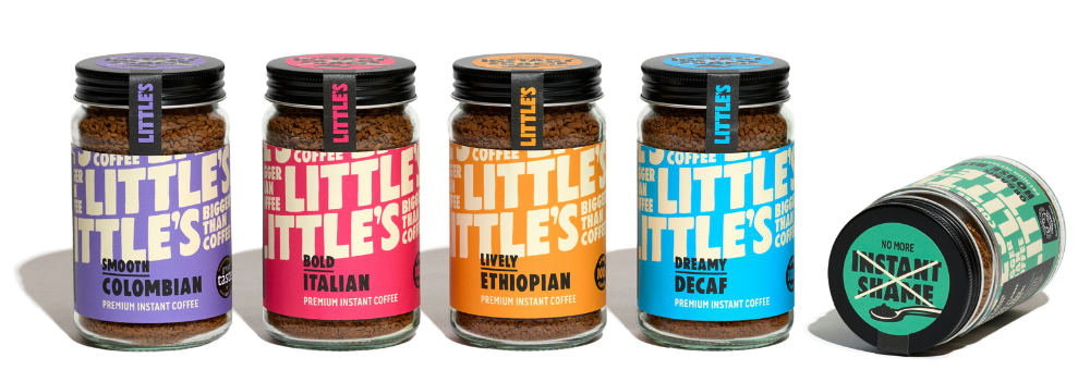 Little's classic instant coffee jars